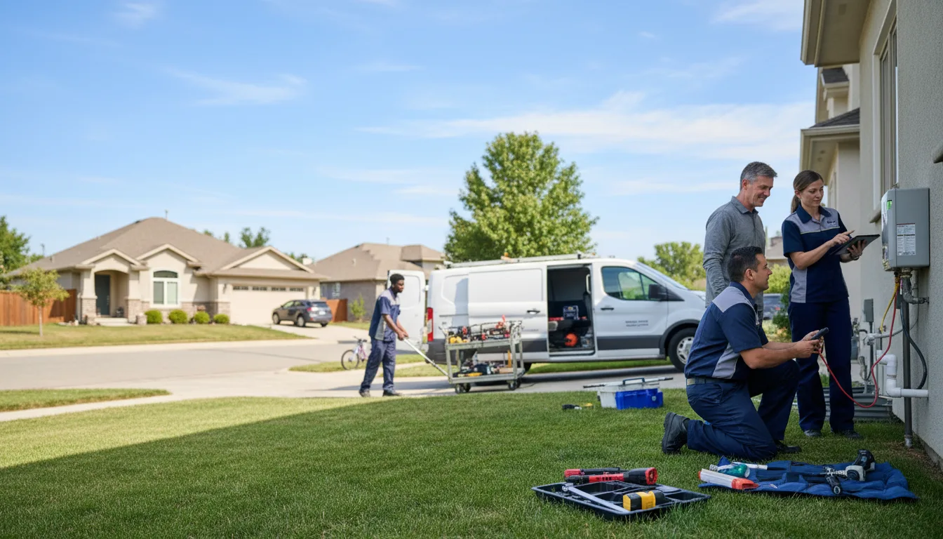 Tankless water heater service in Corn, OK